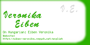 veronika eiben business card